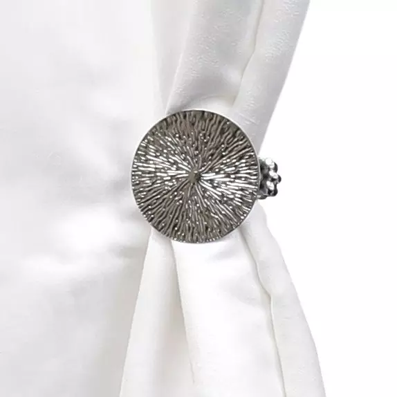 Lot de 2 pinces rideau Archi Chrome 1