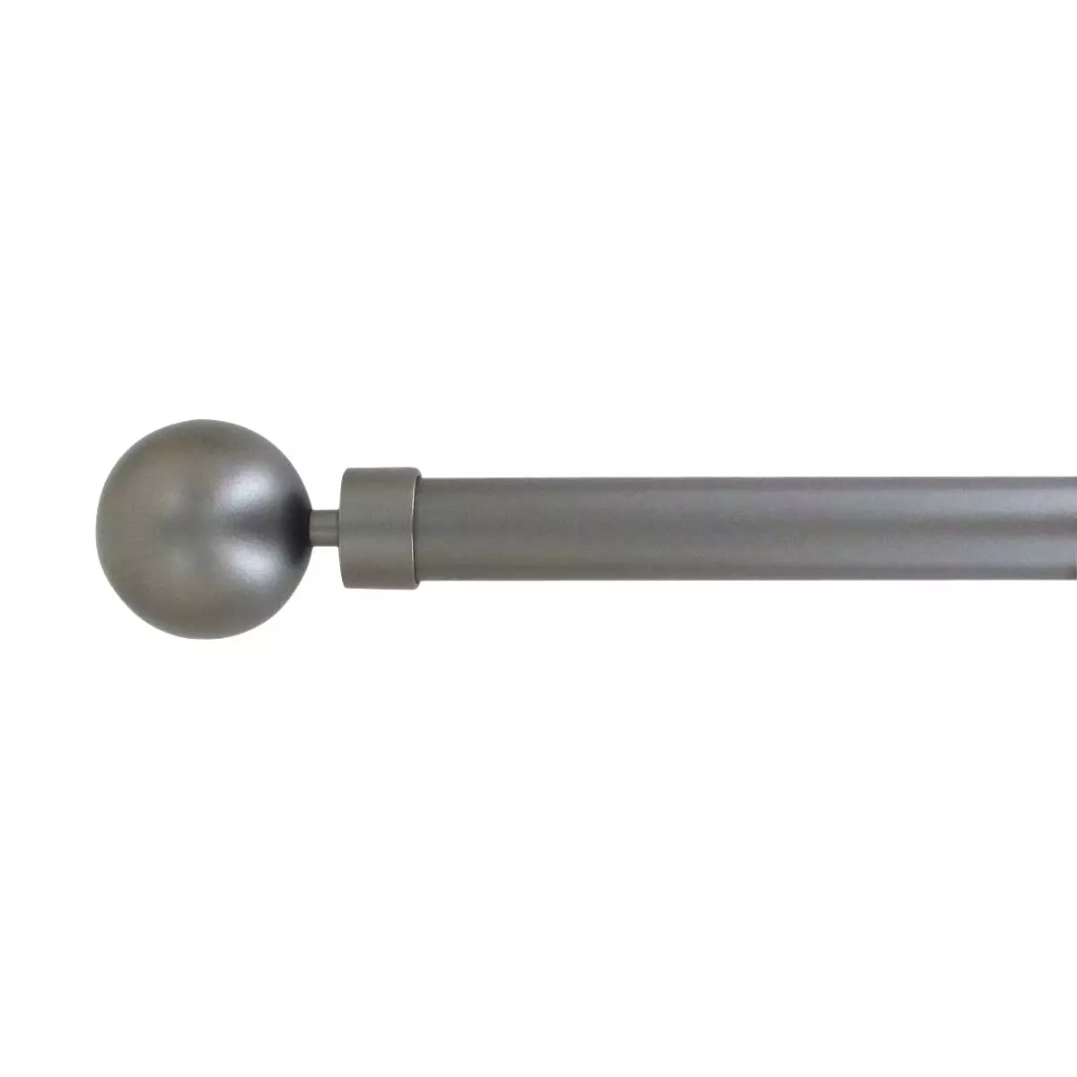 Kit de tringle extensible (L120 - L210 cm / D28 mm) Gaïa Gris 1