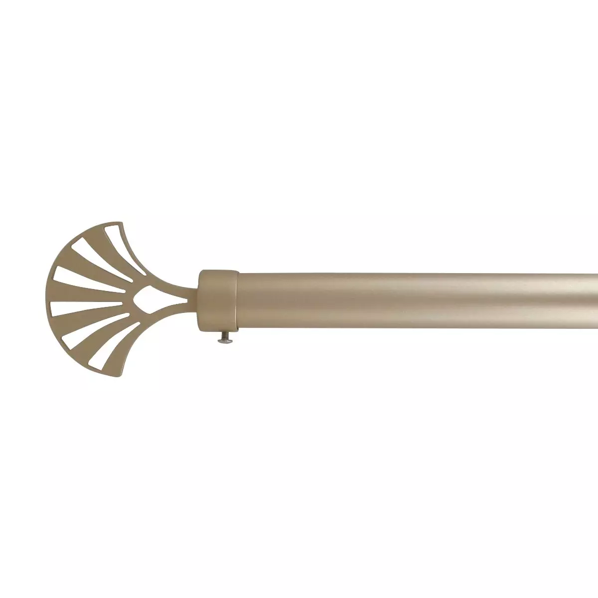 Kit para barra extensible (L210 - L380 cm / D28 mm) Lux Oro mate 1
