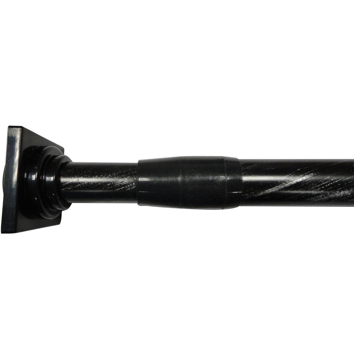 Barra autoblocante (longitud 200 cm) Cuadrado Negro 1