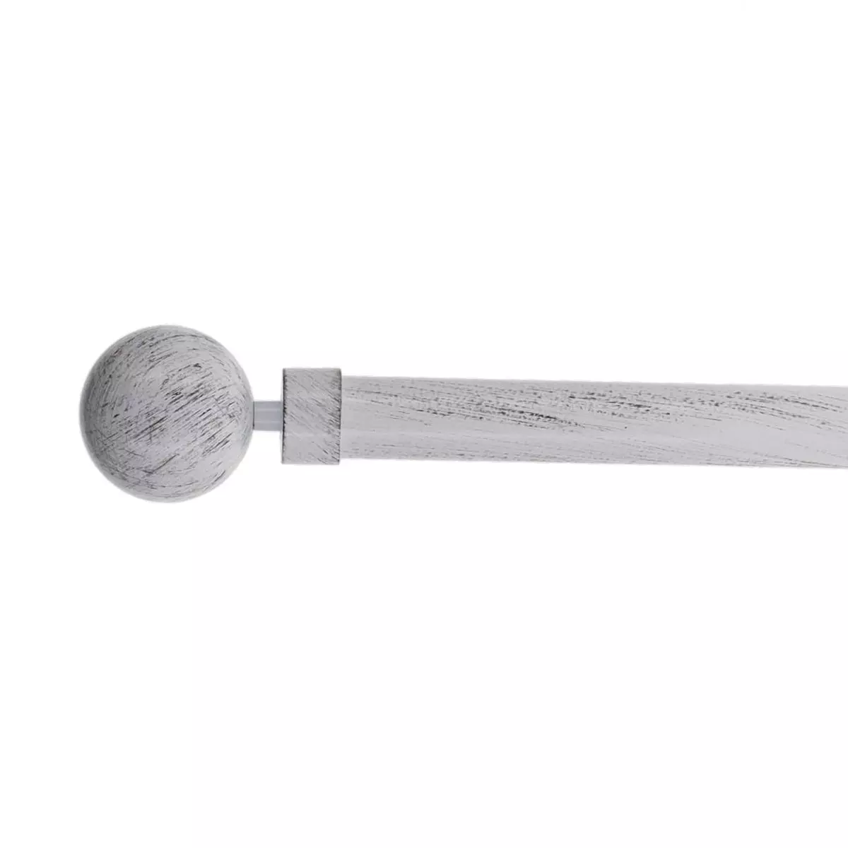 Kit para barra extensible (L210 - L380 cm / D28 mm) Gaia Blanco y Negro 1