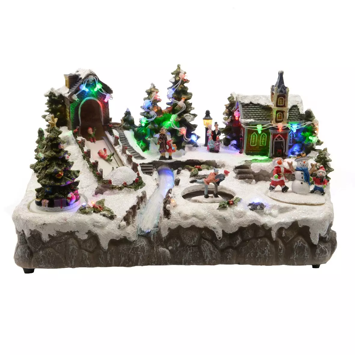 Village de Noël lumineux Jeux d'hiver 1