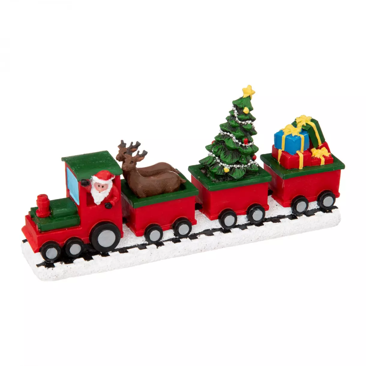 Decoratieve trein La tournée du Père Noël