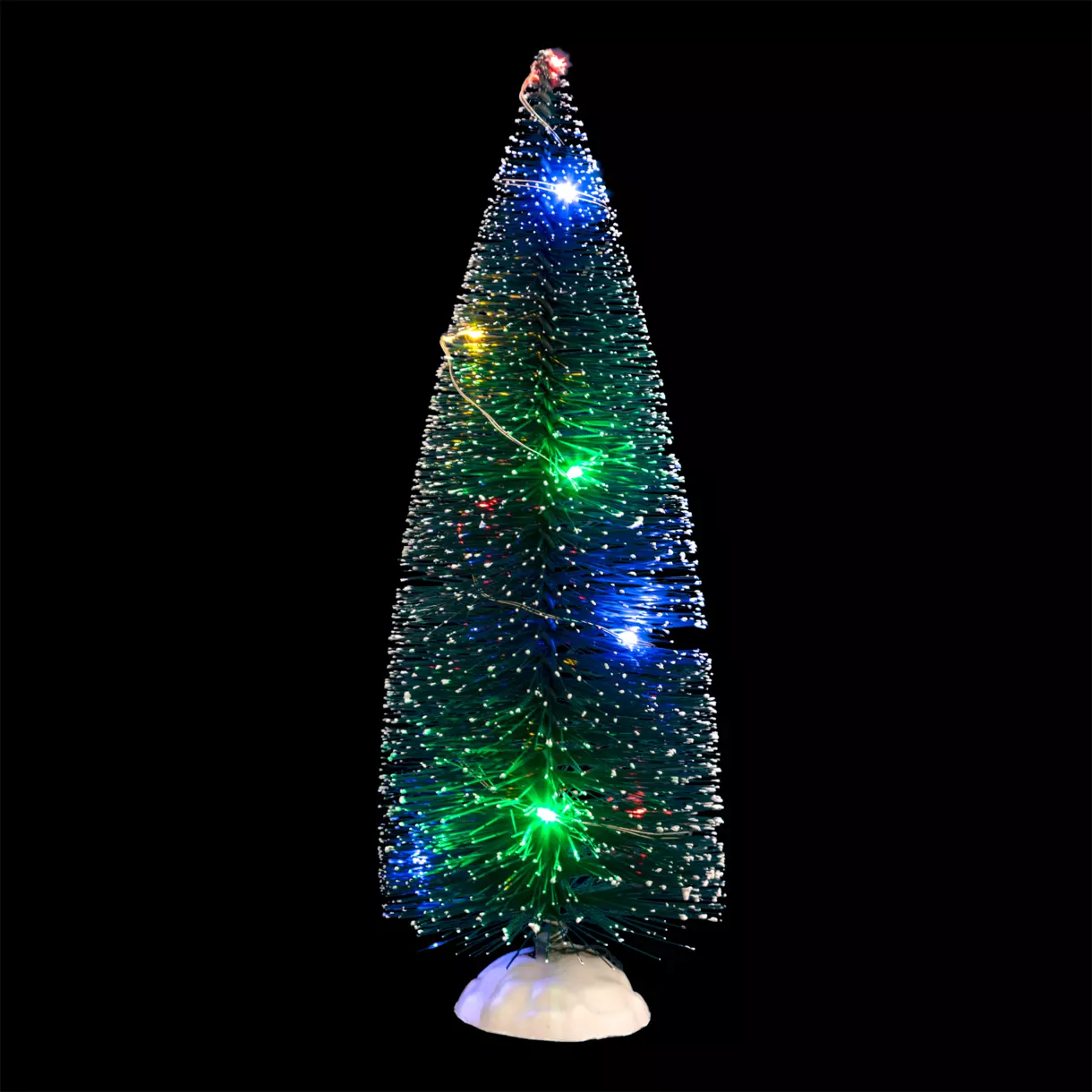 Sapin lumineux à Led pour aménager un village 1