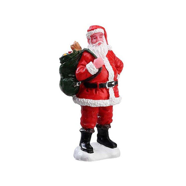 Figur Lemax Weihnachtsmann mit Geschenken