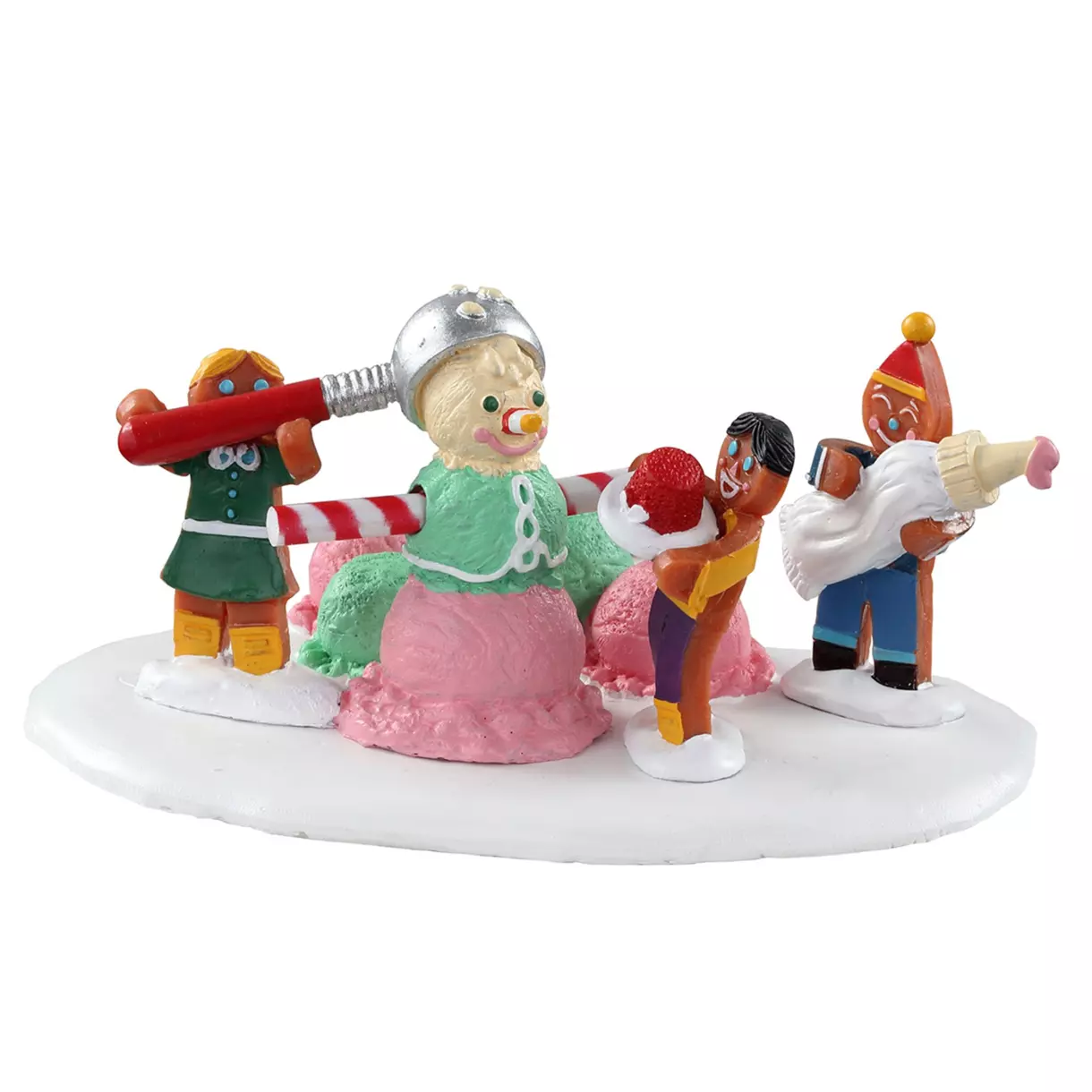 Personajes Lemax  Muñeco de nieve de triple bola