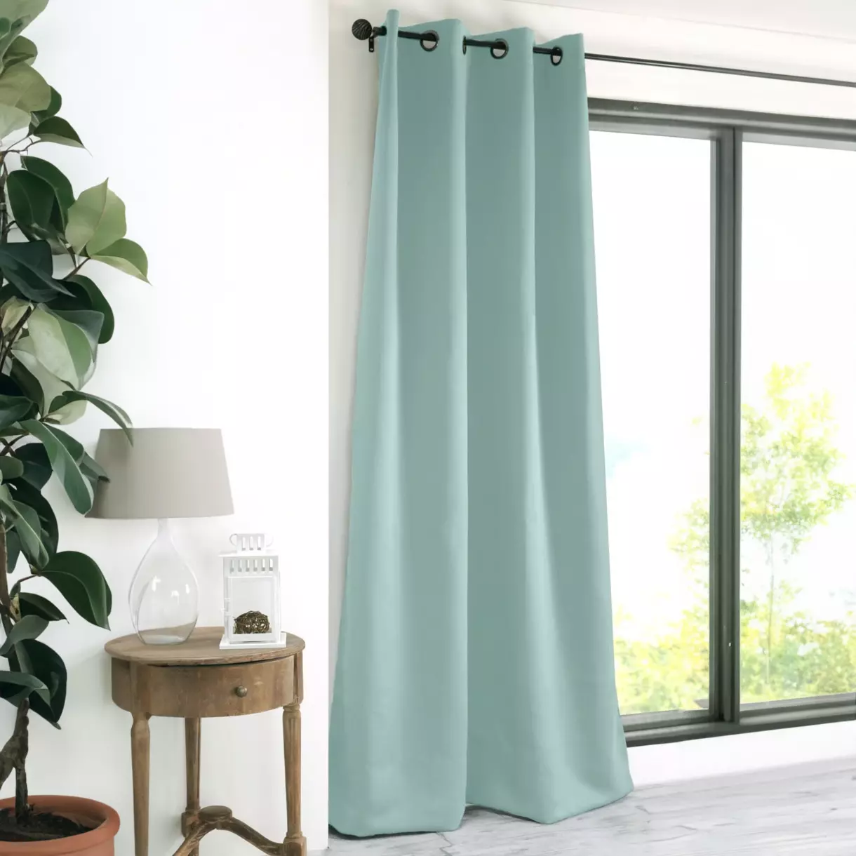 Rideau occultant (135 x H250 cm) Notte Vert jade 1