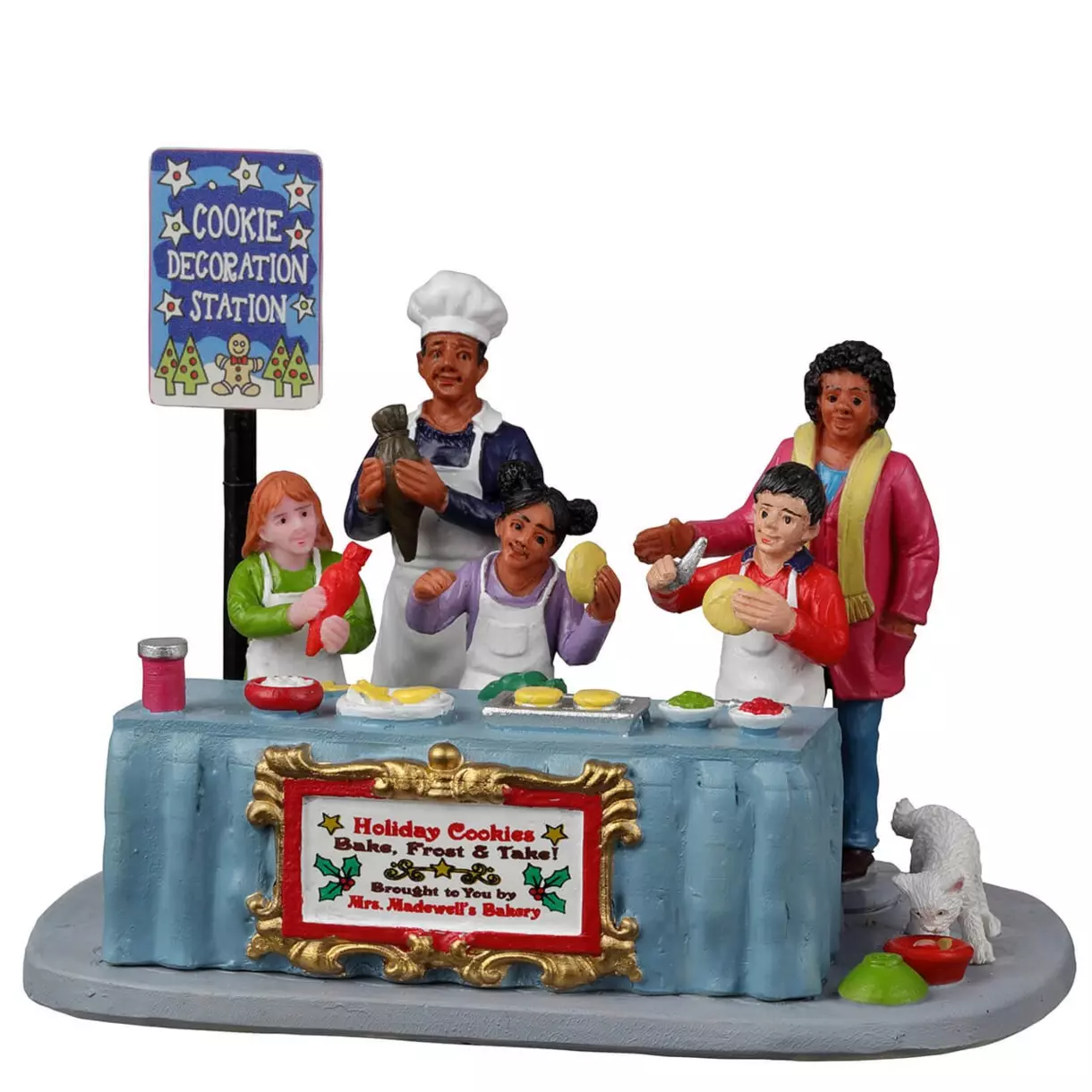 Personnages Lemax Atellier de décoration de biscuits