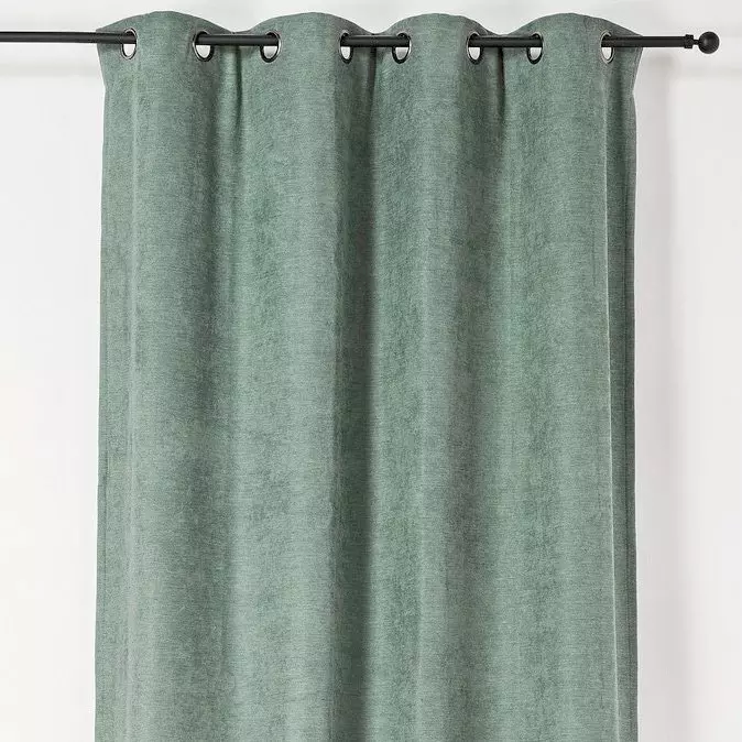 Rideau occultant isolant (140 x H260 cm) Alaska Vert menthe 1