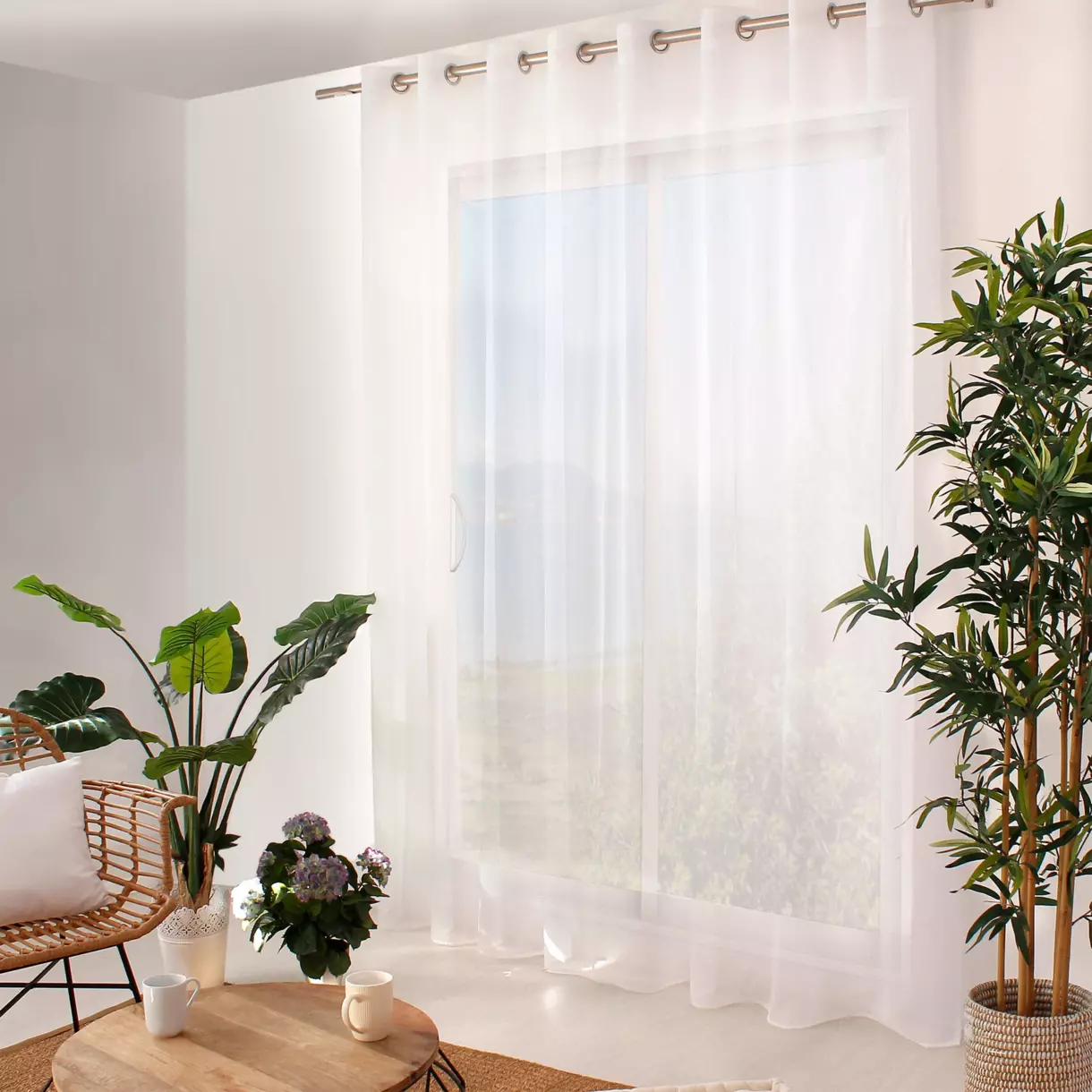 Visillo (300 x Alto 240 cm) Dolly Blanco 1