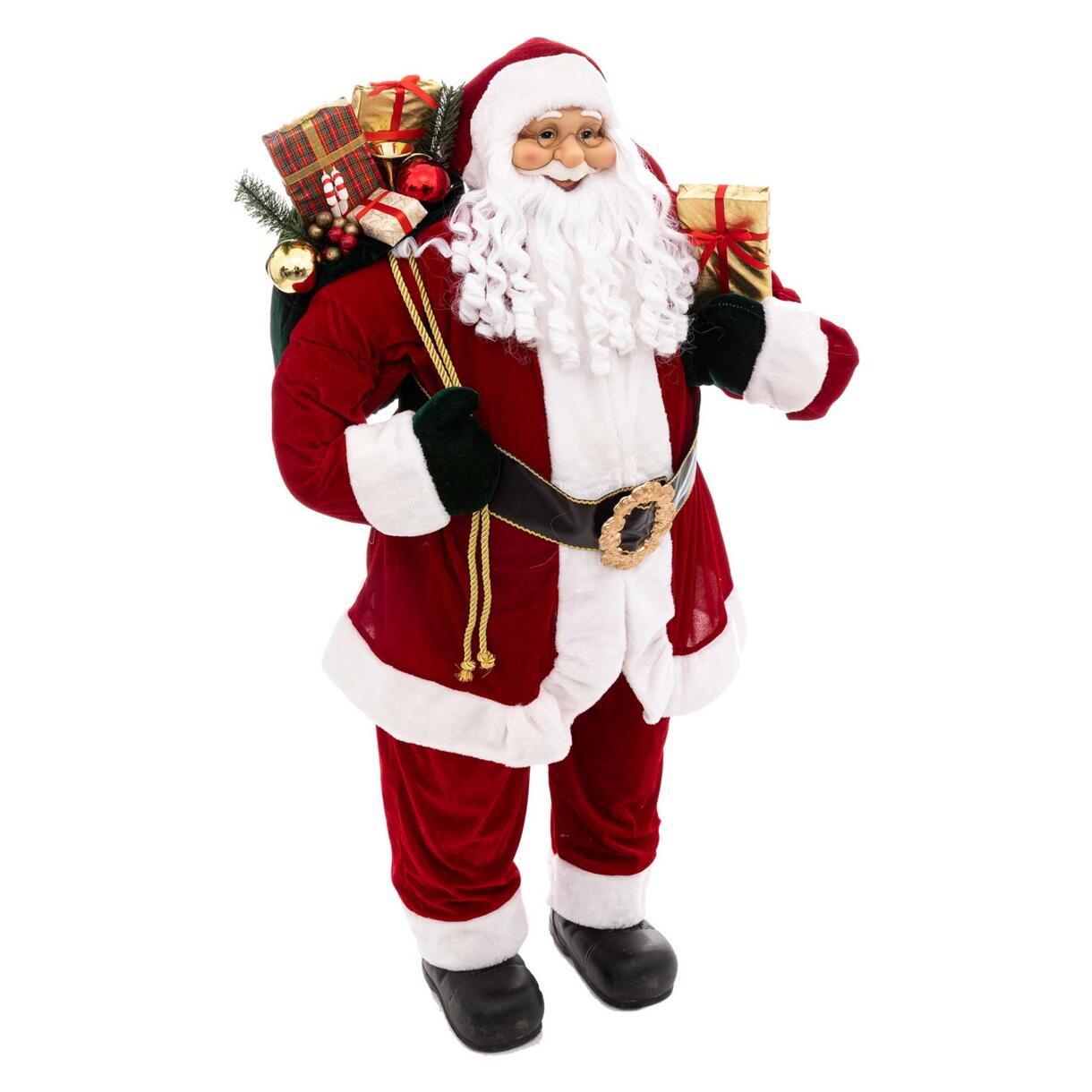 Babbo Natale Velours Alt. 124 cm 1