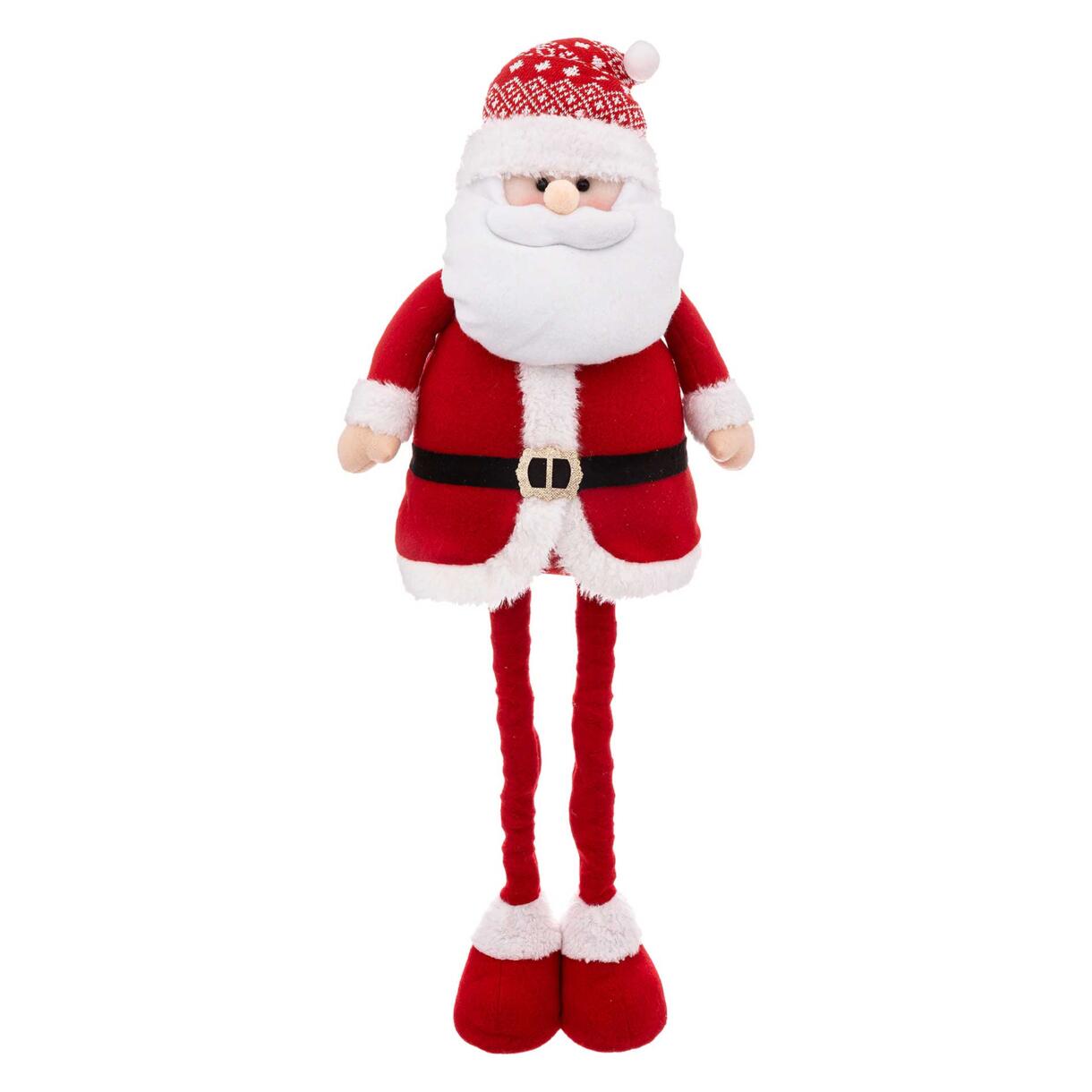 Weihnachtsmann mit ausziehbaren Beinen H78 cm 1