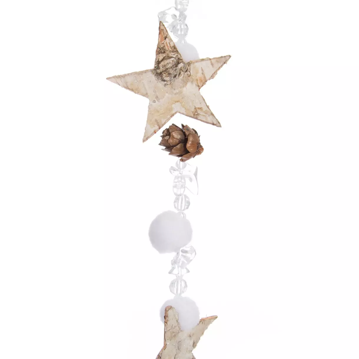 Guirnalda Estrella y bolas Natural 1