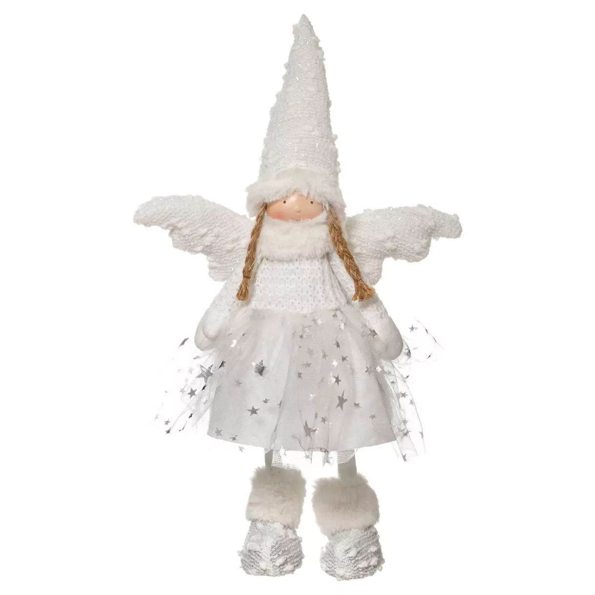 Ángel de Navidad vestido de estrella 1