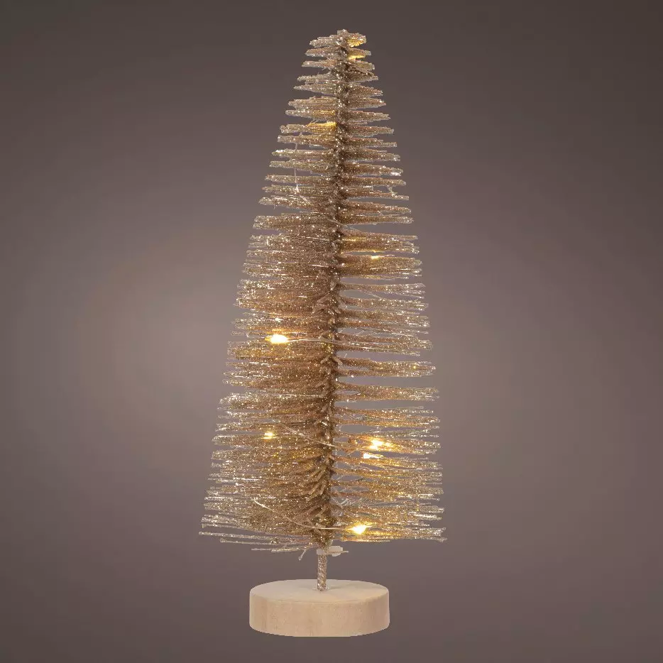 Sapin lumineux Lidy 20 cm Or  1