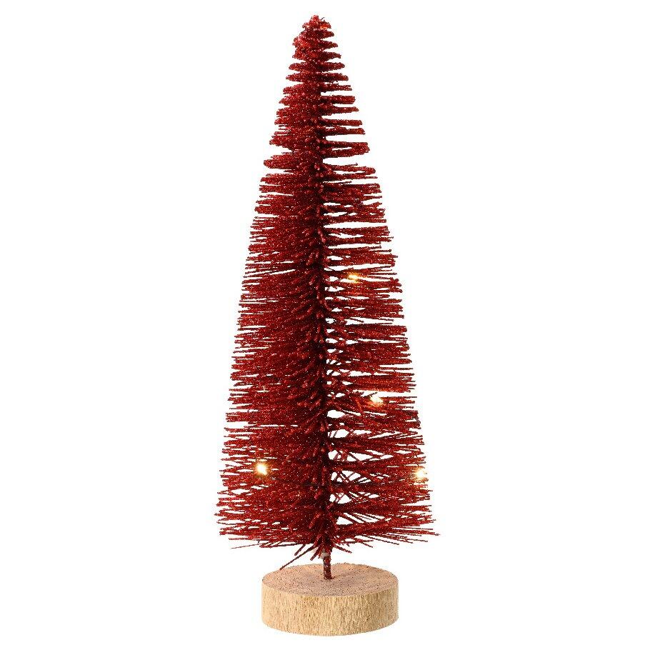 Sapin lumineux Lidy 30 cm Rouge  6