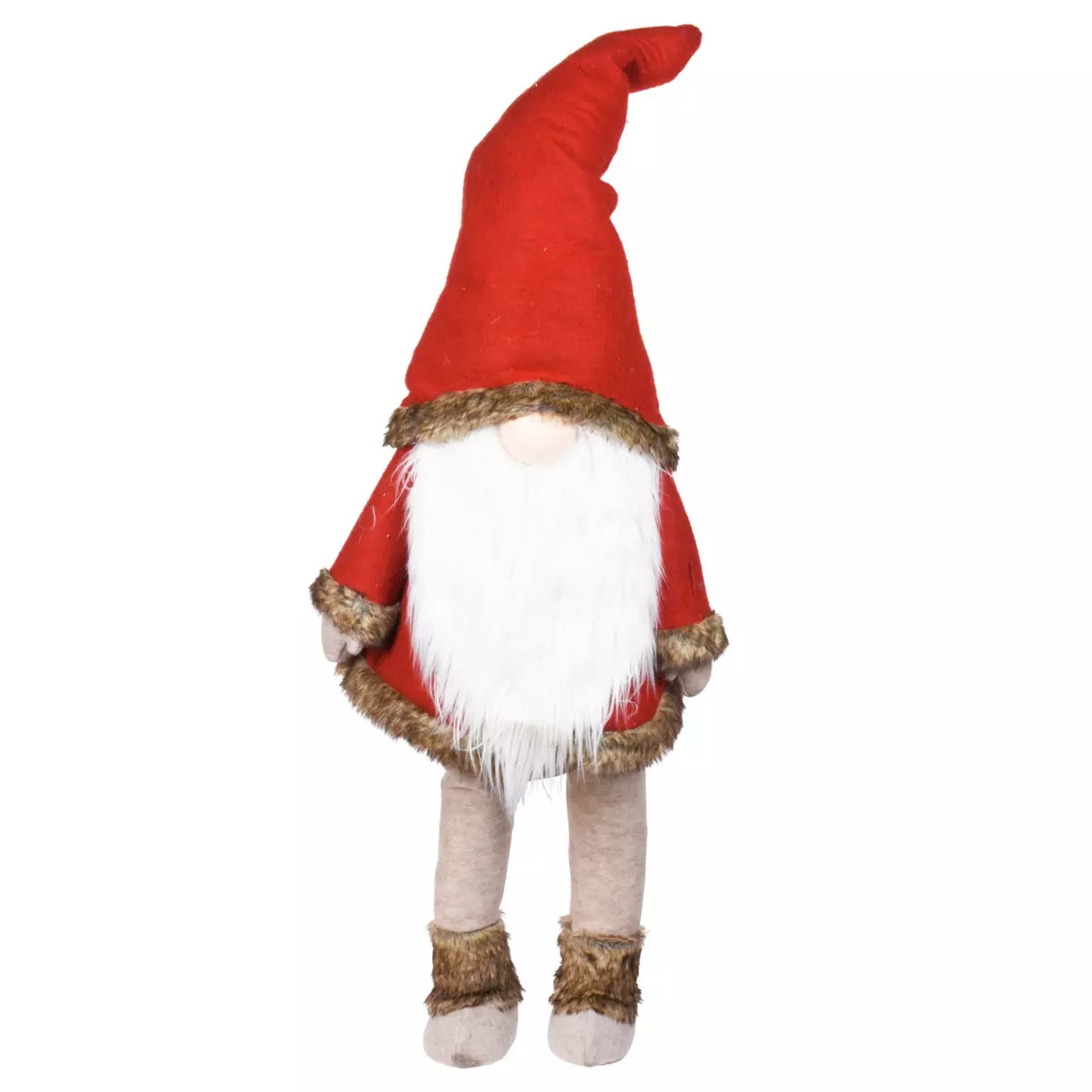 Kerstkabouter Géant lichtgevend en muzikaal (batterij) H158 cm 1