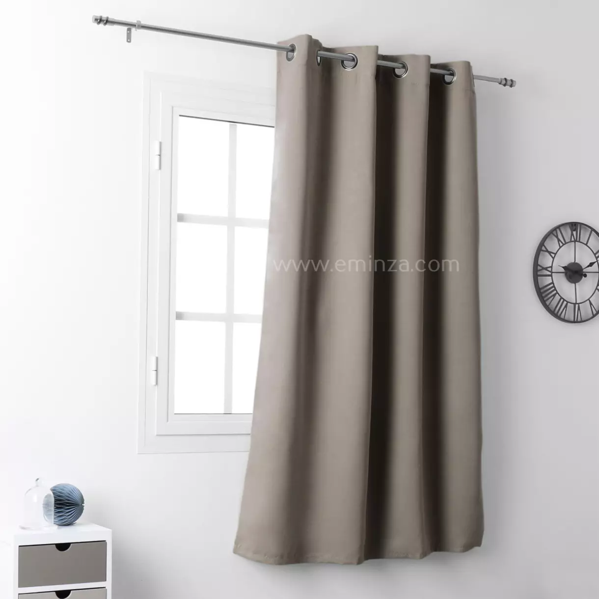 Rideau occultant (135 x H180 cm) Notte Lin 1