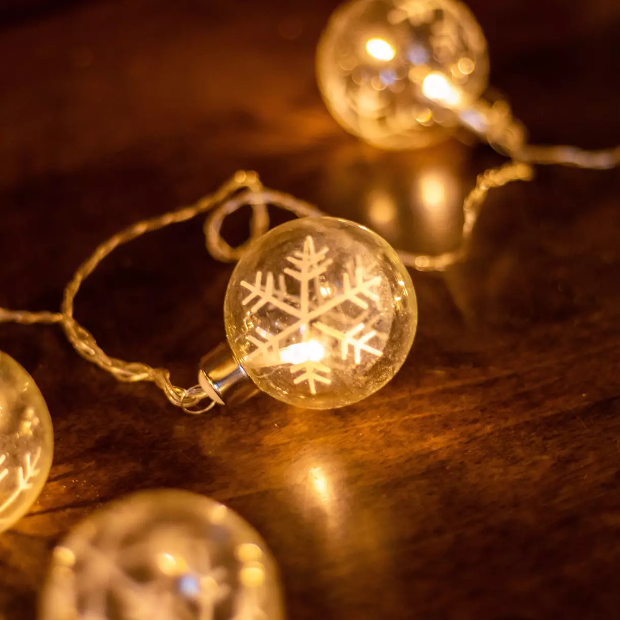 Luces de Navidad a pilas Blanco cálido 20 LED 1