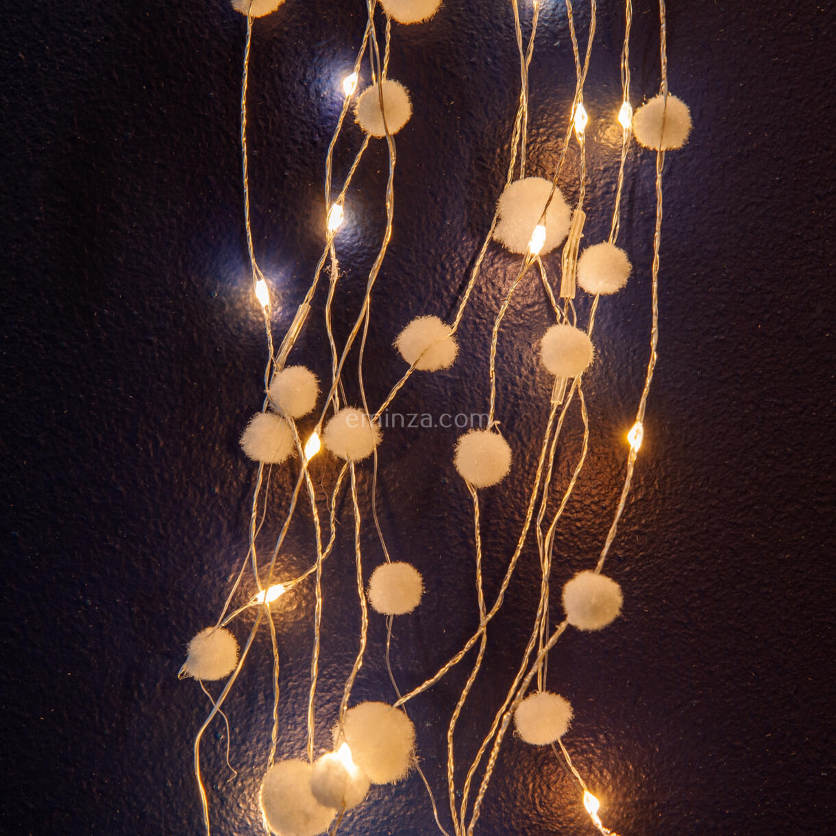 Ghirlanda luminosa grappolo di palline Bianco caldo 100 LED 1