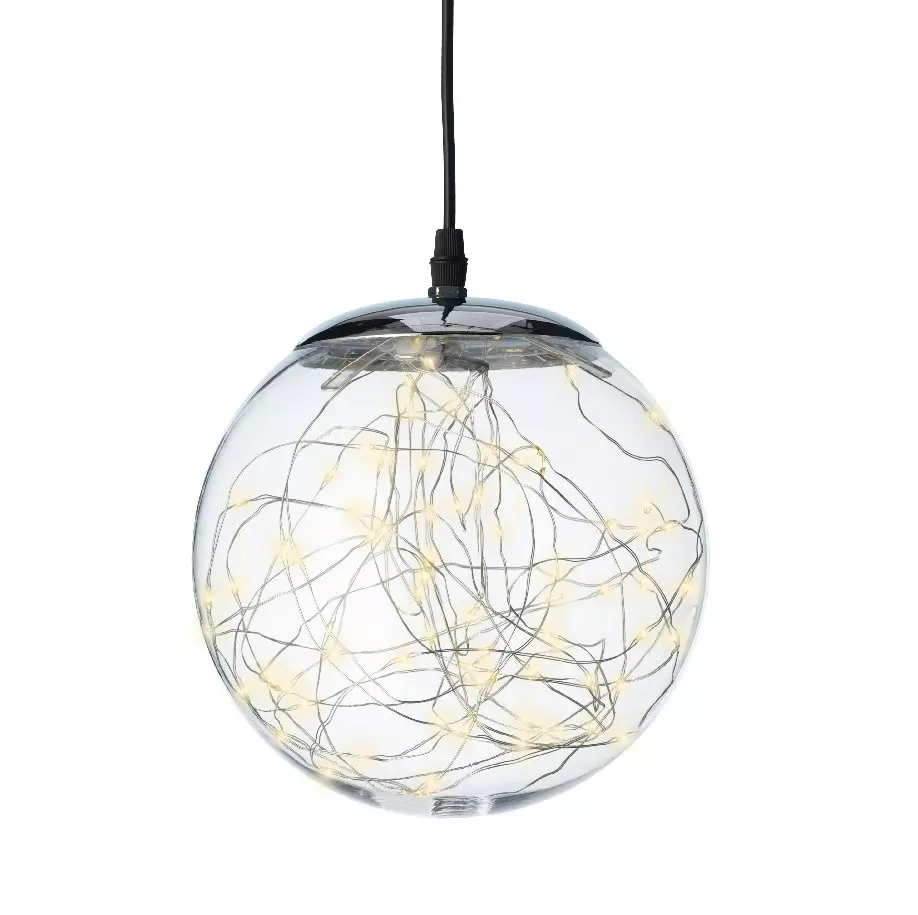 Suspension lumineuse argent Noa Argent 140 LED 6