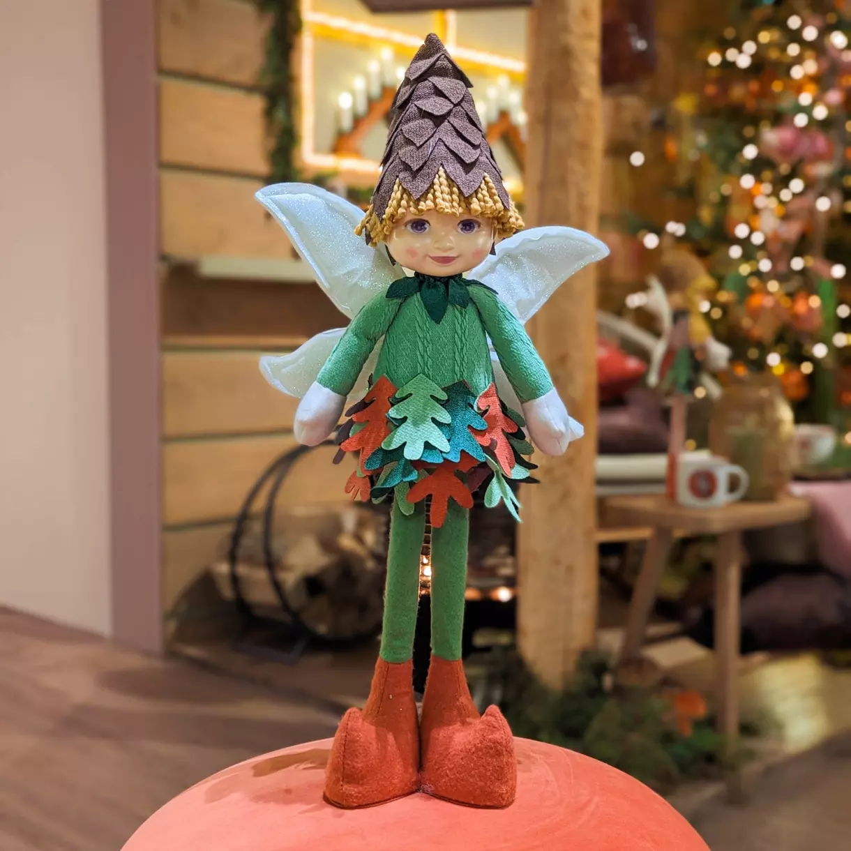 Fétaud de Noël Harry 53 cm Vert 1