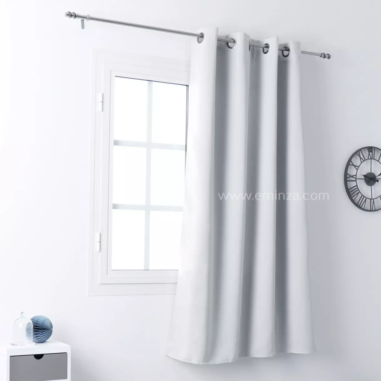 Cortina opaca (135 x alto 180 cm) Notte vapor 1
