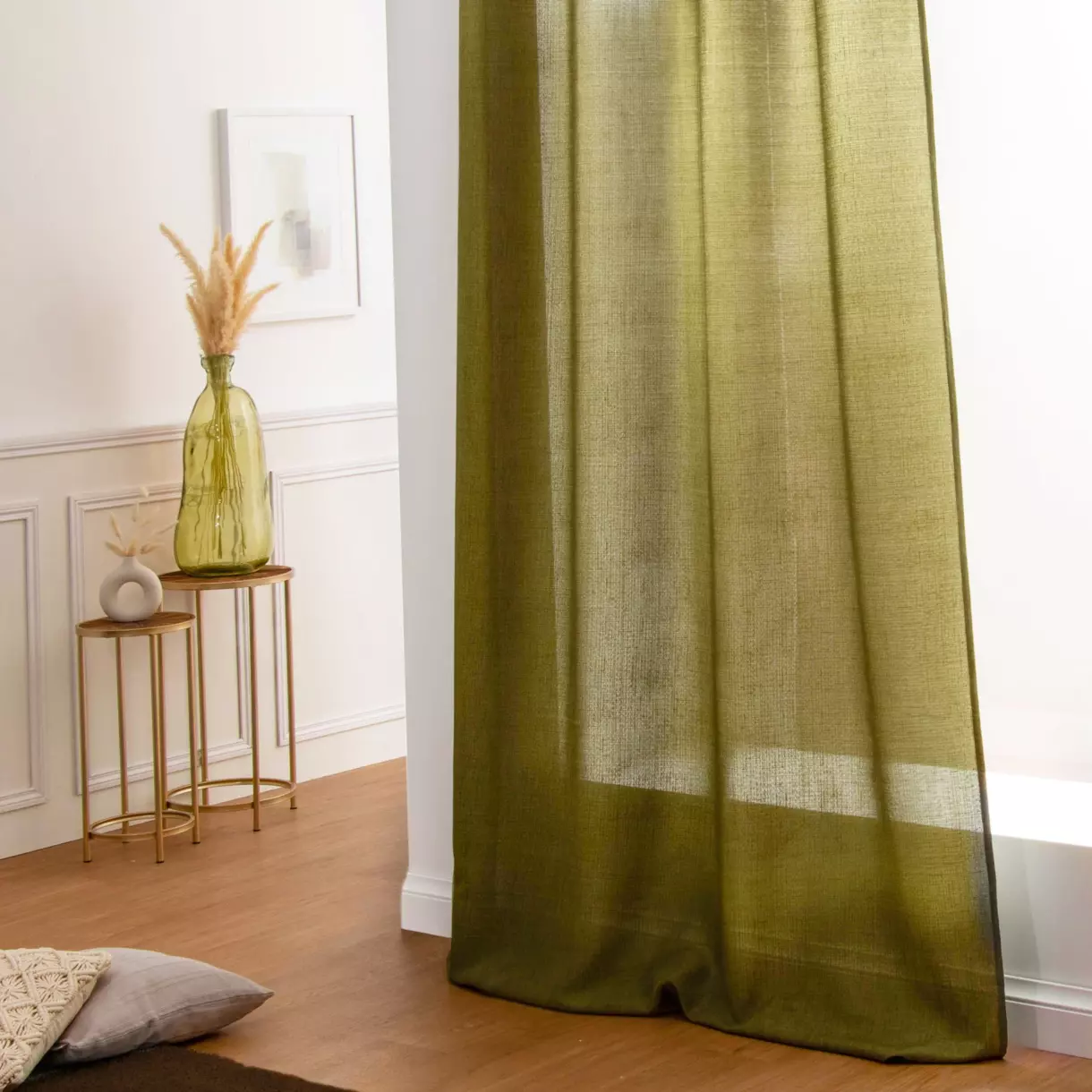 Rideau (140 x 260 cm) Bea Vert kaki 1