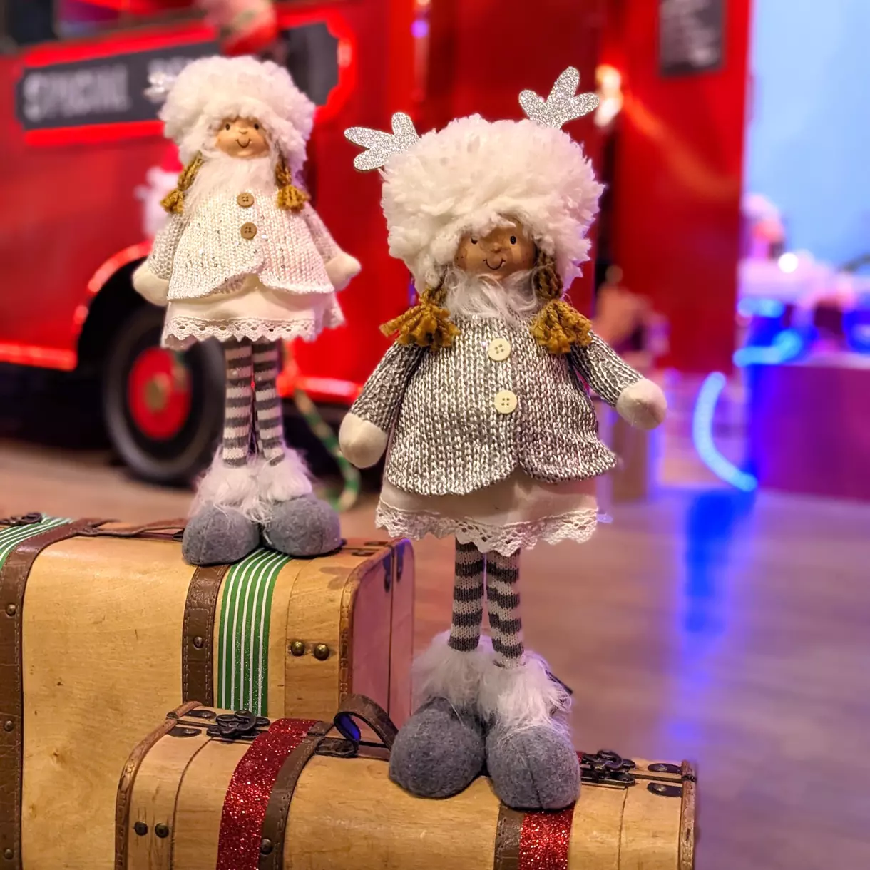 Lutin de Noël Fillette Elia H40 cm 6