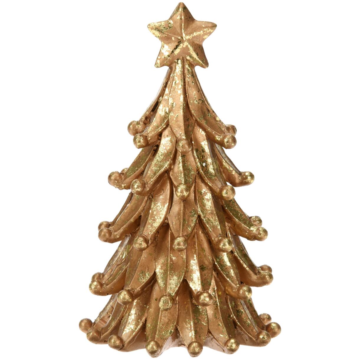 Árbol de Navidad  Cofre de velas de pino Oro 1