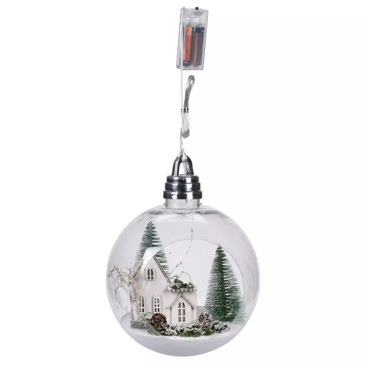 Grande Boule lumineuse Décor d'hiver Warm wit 1