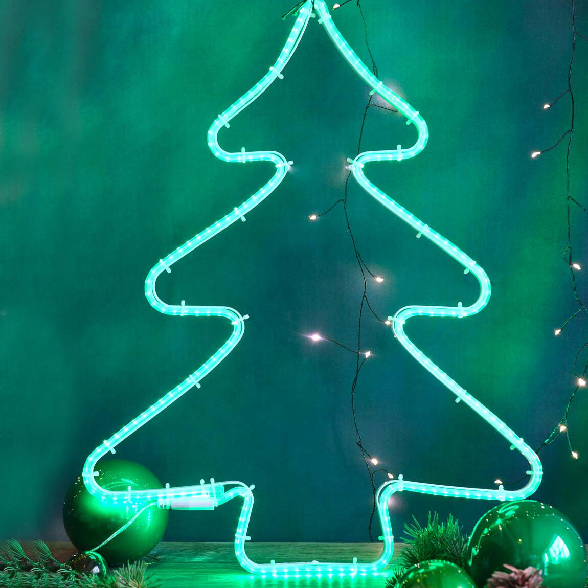 Albero luminoso Verde 192 LED 1