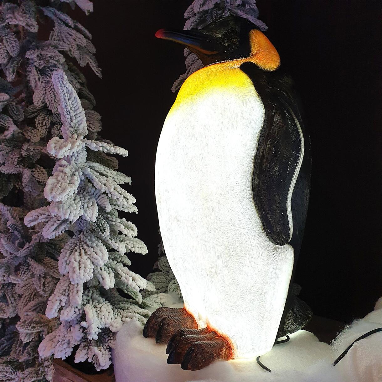 Pingouin lumineux Zélian Blanc froid 8 LED 1