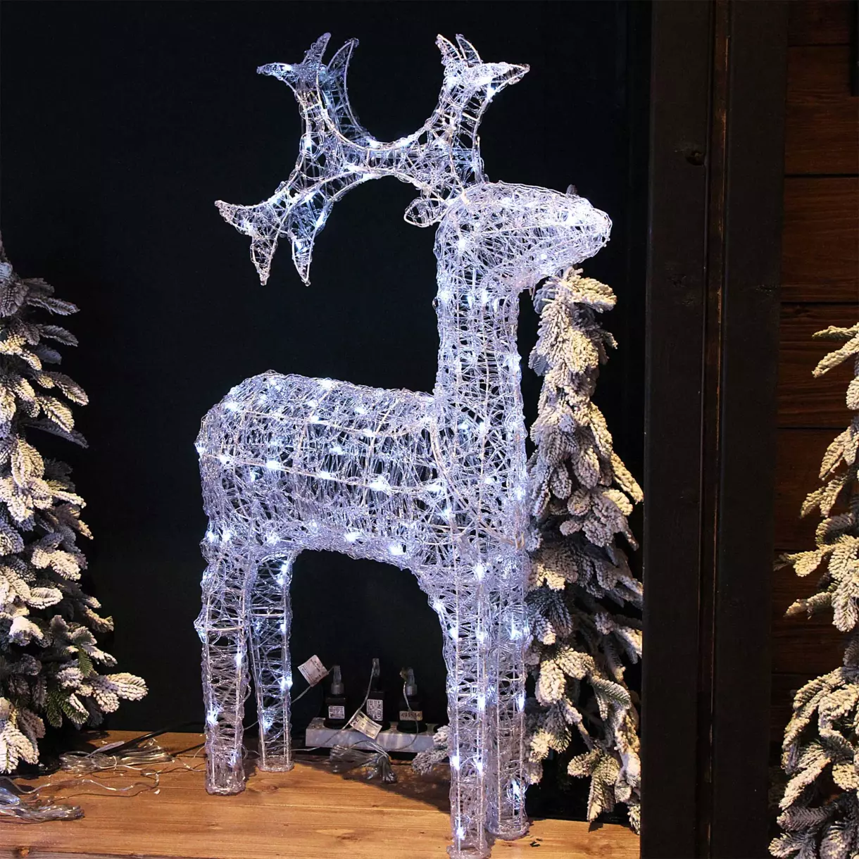Renne lumineux Pilou Blanc froid 120 LED 1