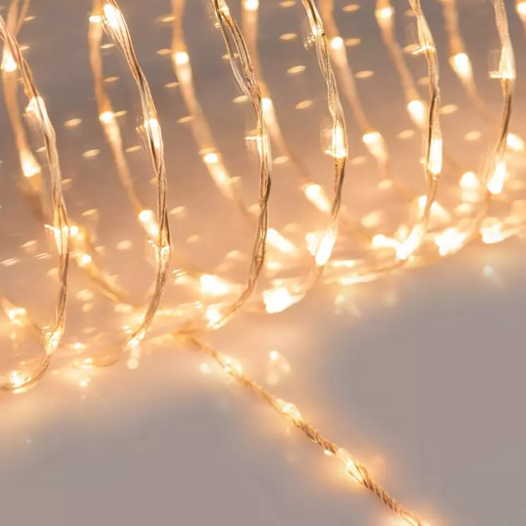 Luces de Navidad Micro LED 24 m Blanco cálido 800 LED Extra CT 1