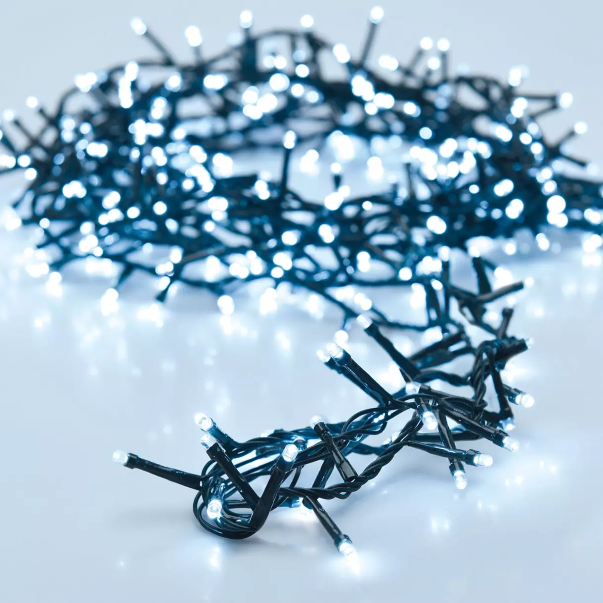 Luces de Navidad Lujo 8 m Blanco frío 400 LED 1