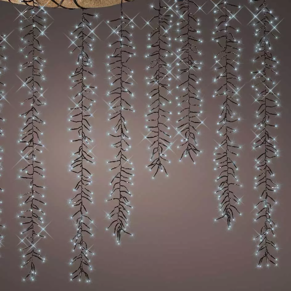 Cascade lumineuse effet scintillant L2 m Blanc froid 1080 LED CN 1
