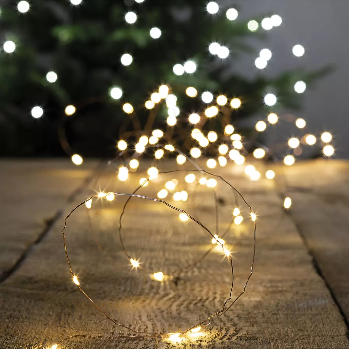 Guirlande lumineuse Solaire 30 m Blanc chaud 300 Micro LED Coper CC 1