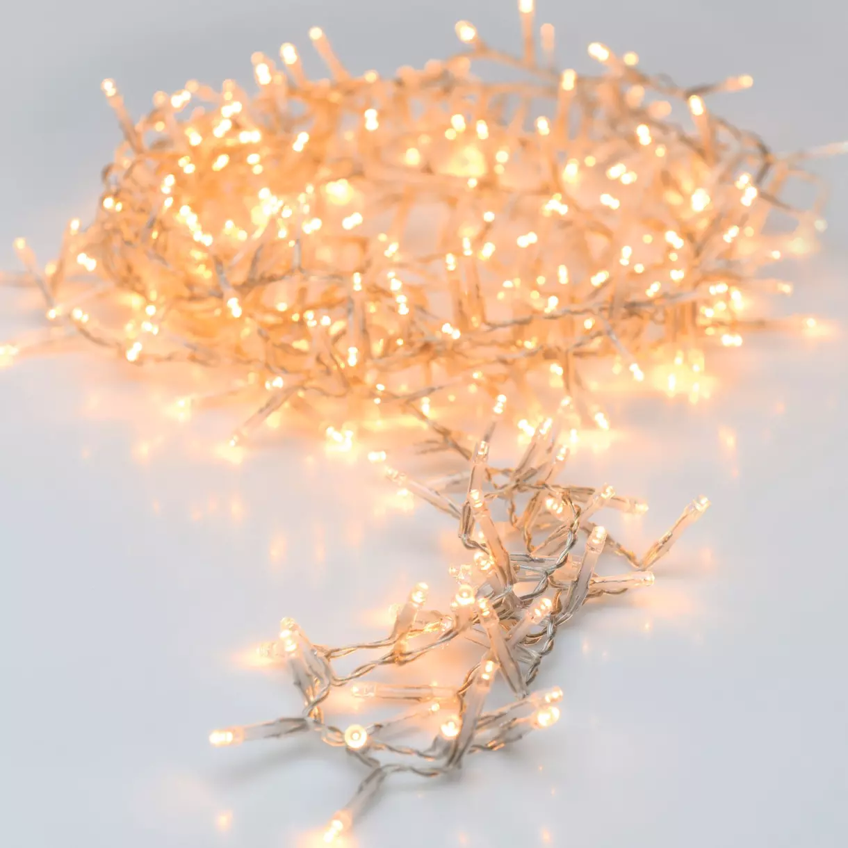 Luces de Navidad Lujo 16 m Blanco cálido 800 LED 1