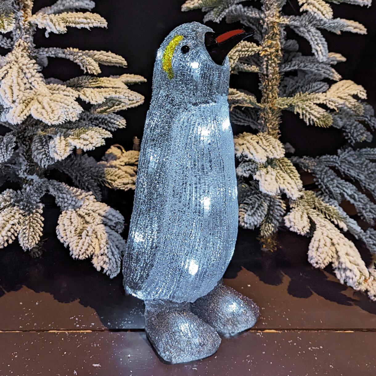 Verlichte pinguïn Evo Koud wit 24 LED 1