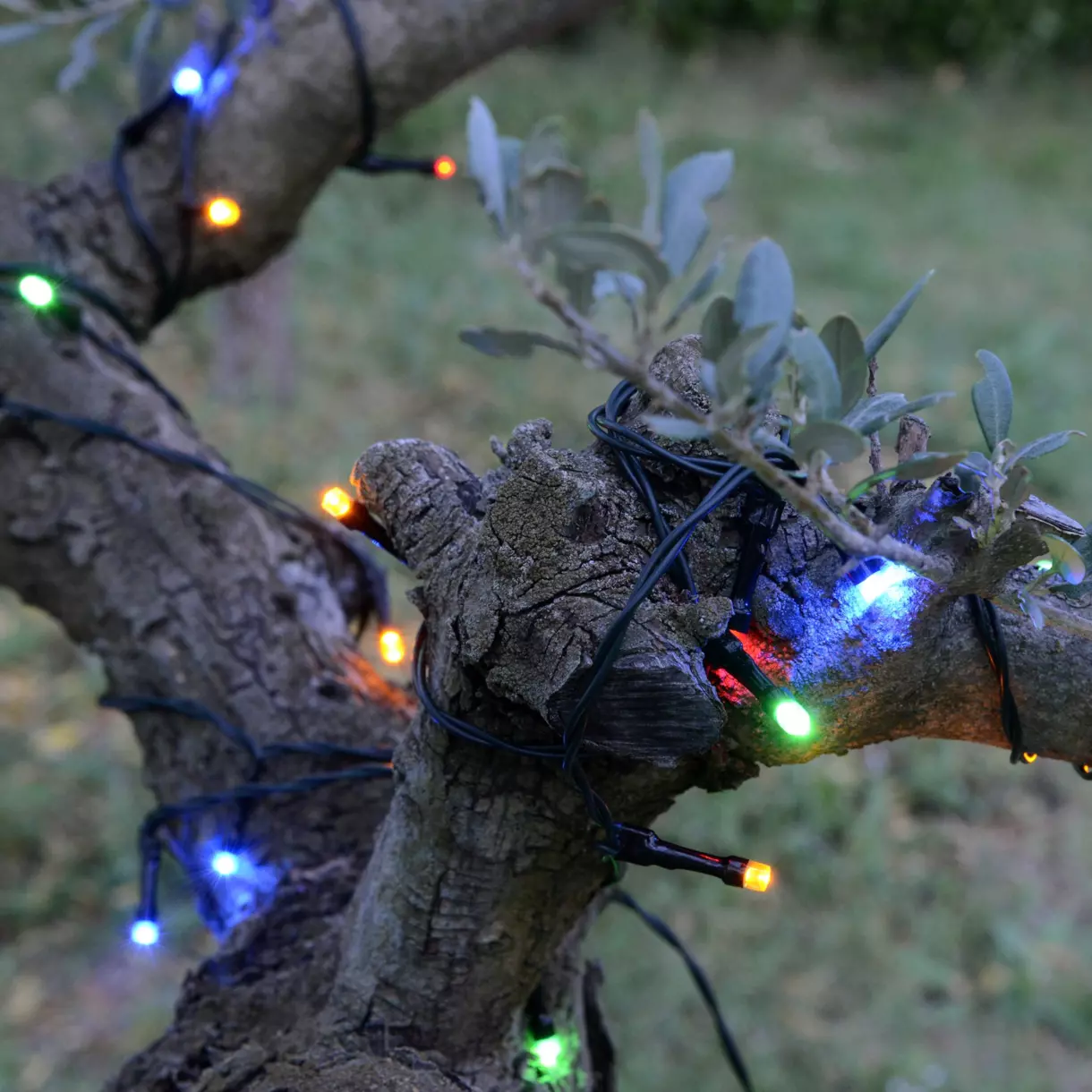 Guirlande lumineuse Solaire 40 m Multicolore 400 LED 1