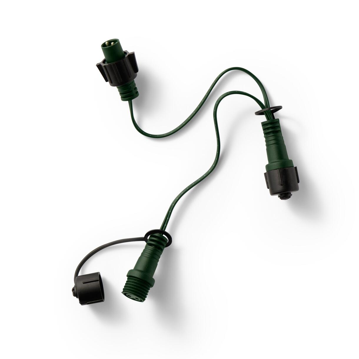 Connecteur câble vert 3 guirlandes système LED Raccordable 1
