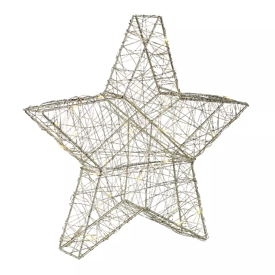 Étoile lumineuse Efilla  à piles Blanc chaud 1