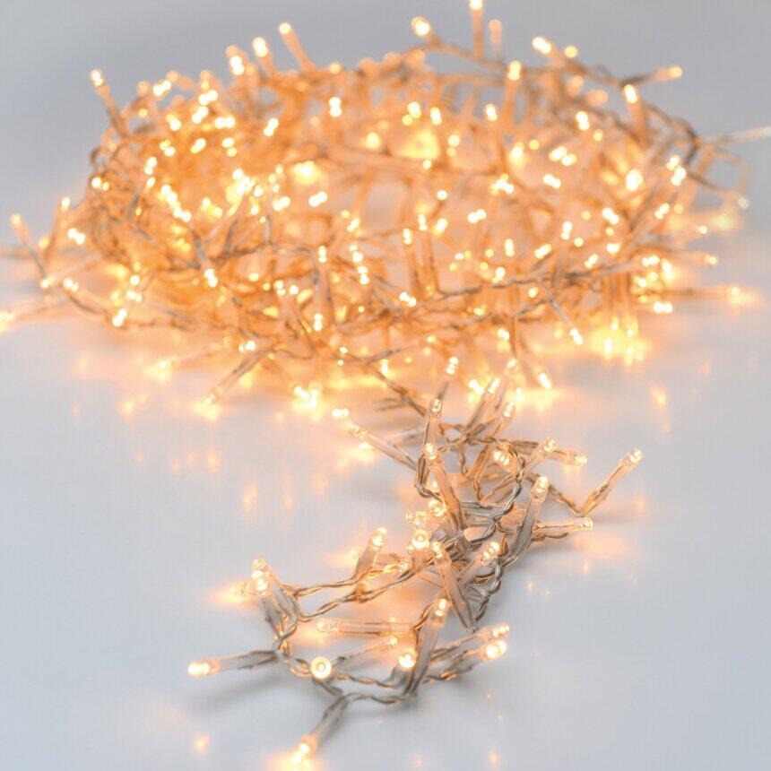 Luces de Navidad Lujo 11 m Blanco cálido 560 LED 1