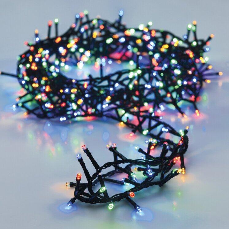 Luces de Navidad Lujo 36 m Multicolor 1800 LED 1