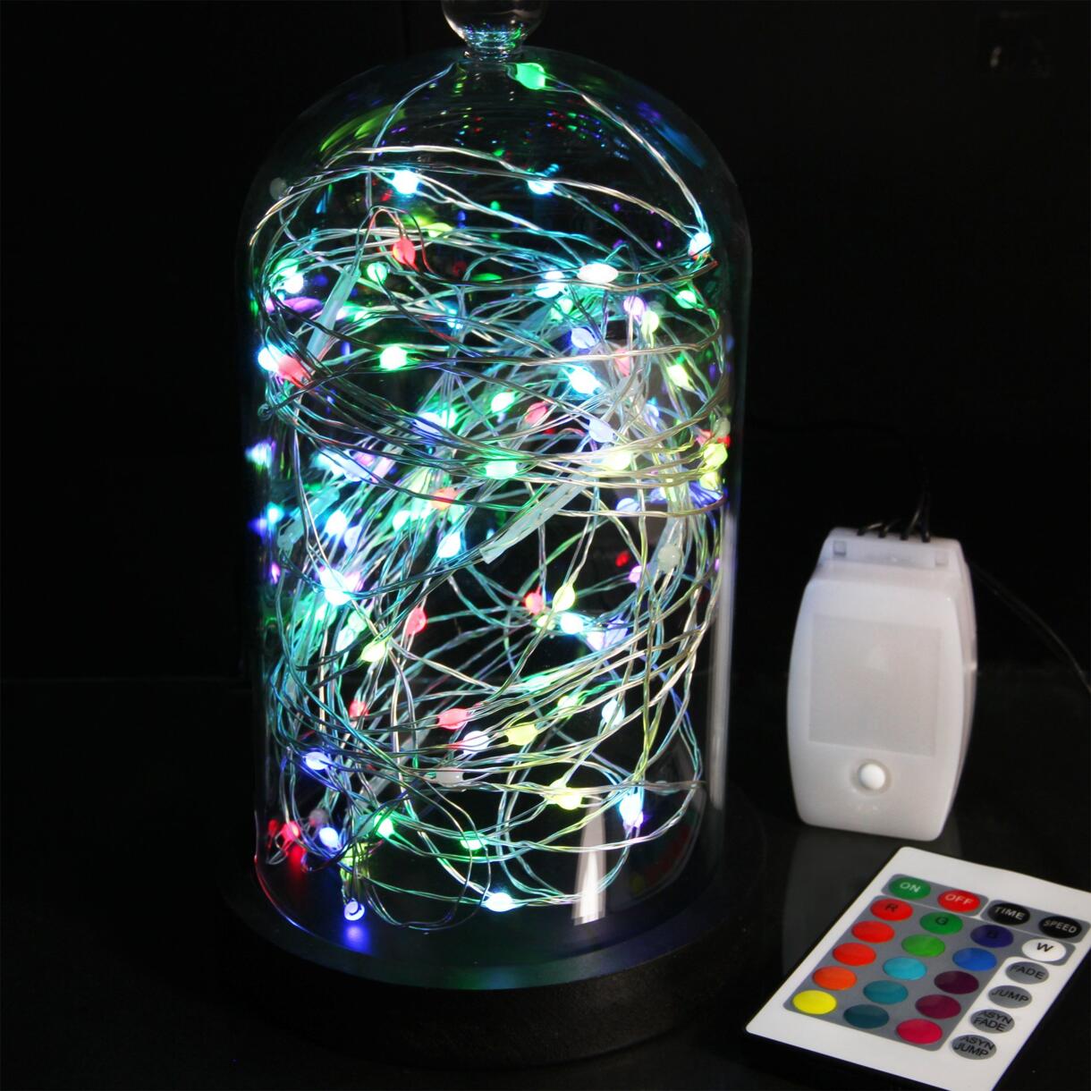 Ghirlanda luminosa Micro LED 30 m Multicolore 300 LED telecomando variazione di colori CN 1
