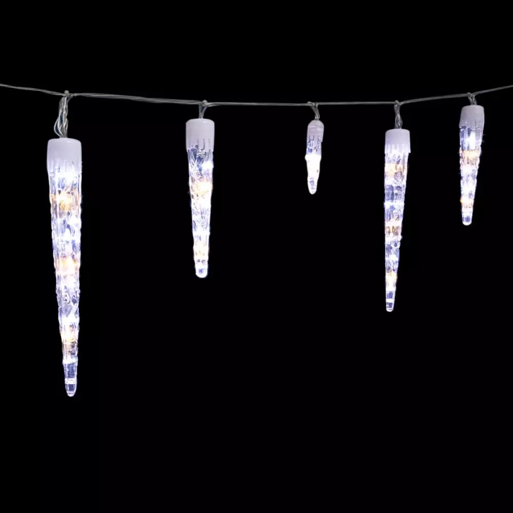 Stalactite lumineuse L1,40 m Bicolore  63 LED 1