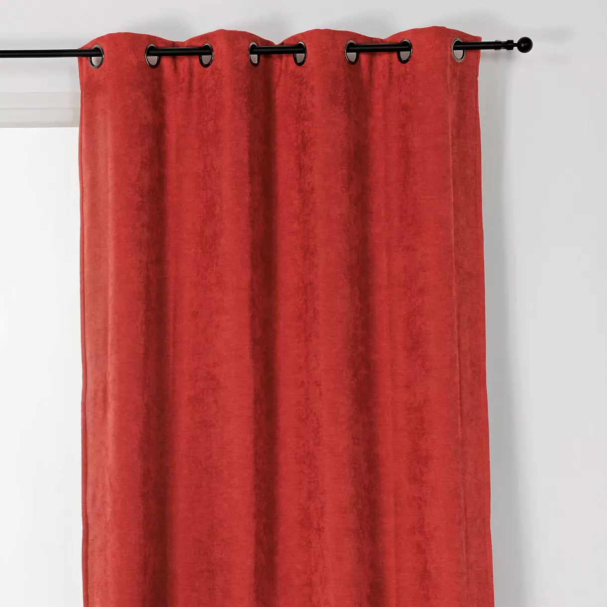 Rideau occultant isolant (140 x H260 cm) Alaska Terracotta 1
