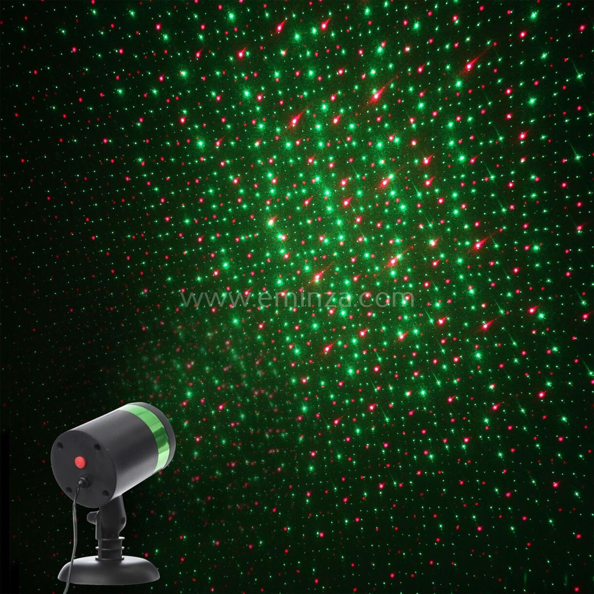 Proyector de luces con detector Rojo / Multicolor 2 LED 1