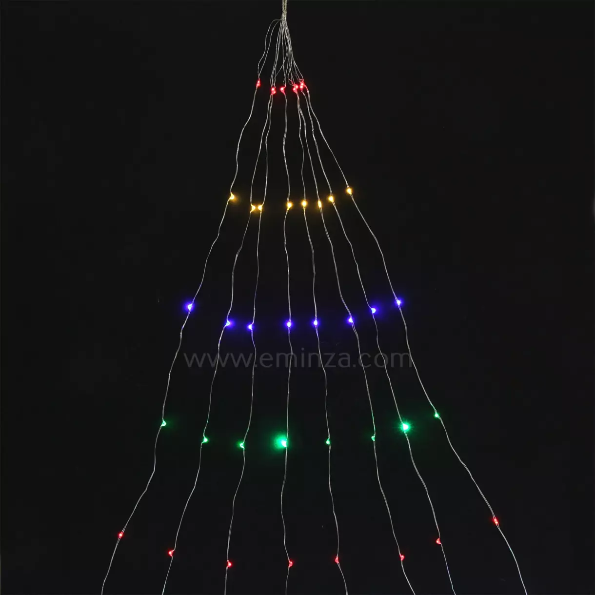 Luces de Navidad Micro LED Racimo 2 m Multicolor 160 LED CP 1